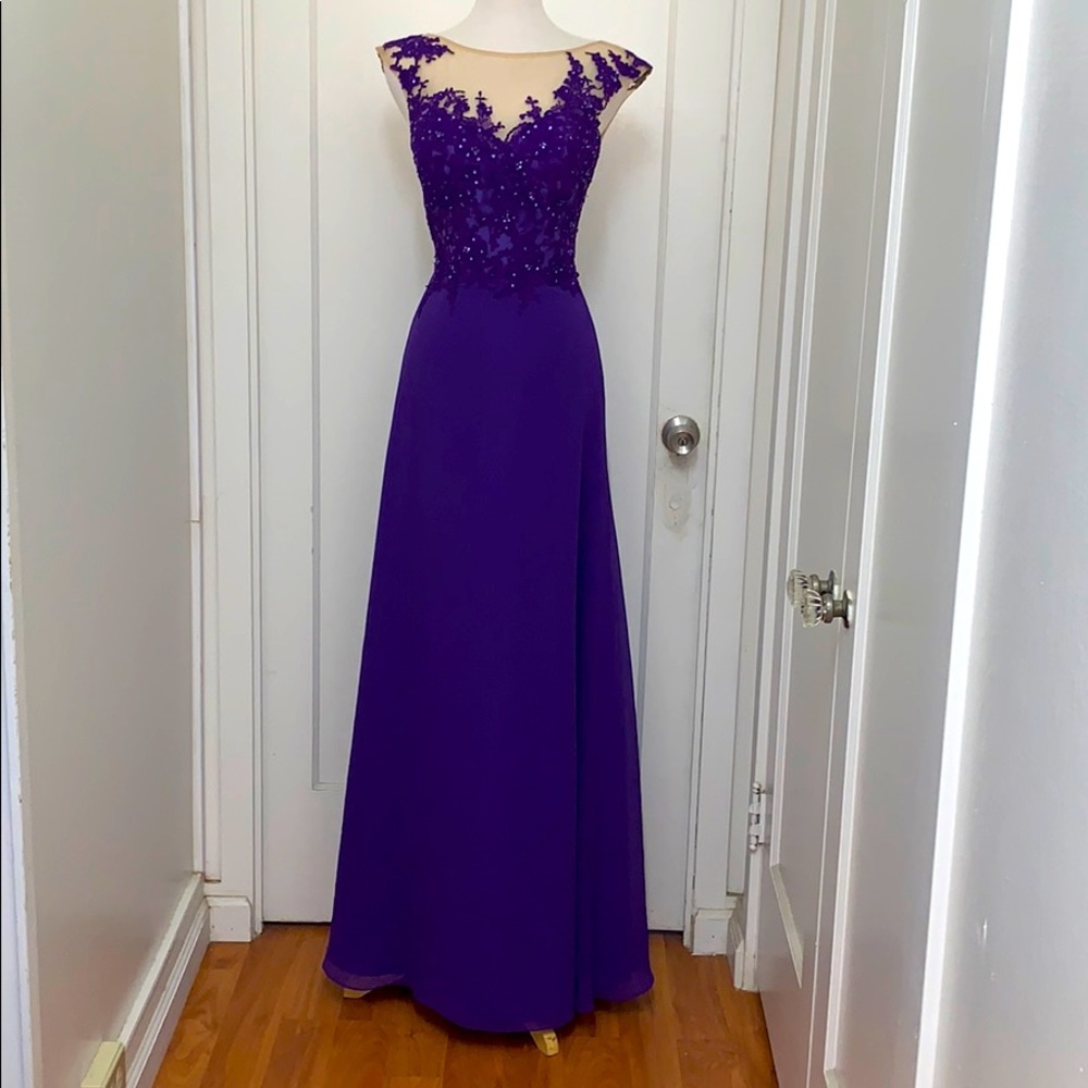 ❤️ Purple Alyce Black Label Gown